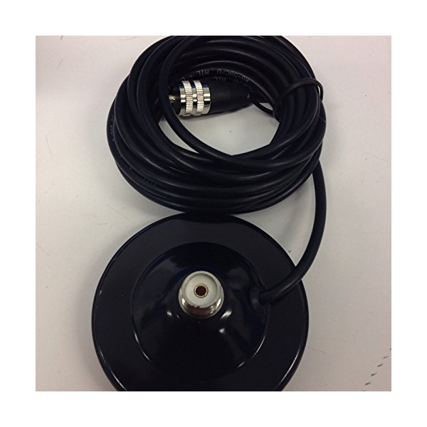 Jetstream JTM8SO - 3.5 Inch Black SO239 Magnetic Antenna Mount