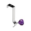 Premier Housewares 509777 Diamante Over Door Hook - Purple H12