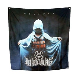Hardcore Apparel Men's Thy Art Is Murder “Holy War” Banner/Flag