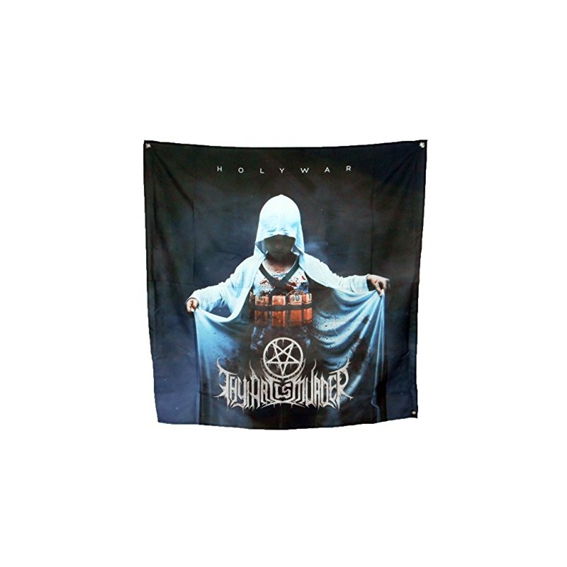 Hardcore Apparel Men's Thy Art Is Murder “Holy War” Banner/Flag