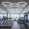 BRILLIHOOD Hexagon Garage Lights, LED Honeycomb Lights Ceiling, 192W, 23040LM,