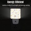 FSHVQKD Dog Paw Night Light,Plug-in Nightlights Auto Sensor Night Lamp