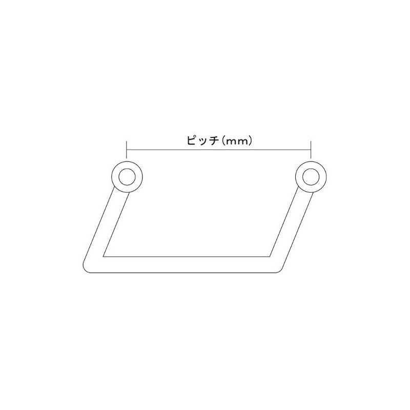 キジマ(Kijima) バイクパーツ サイドバッグサポート スチール製 ドラッグスター400クラシック('01-'13) 左側用 クロームメッキ 210-4512