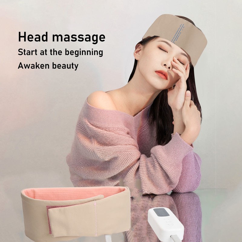 Electronic Air Compression Headband Reduce Soreness Relieve Fatigue Adjustable Air