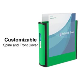 Staples 3-inch 3-Ring Better Binder, Green, 2/Pack (ST55894-CCVS)