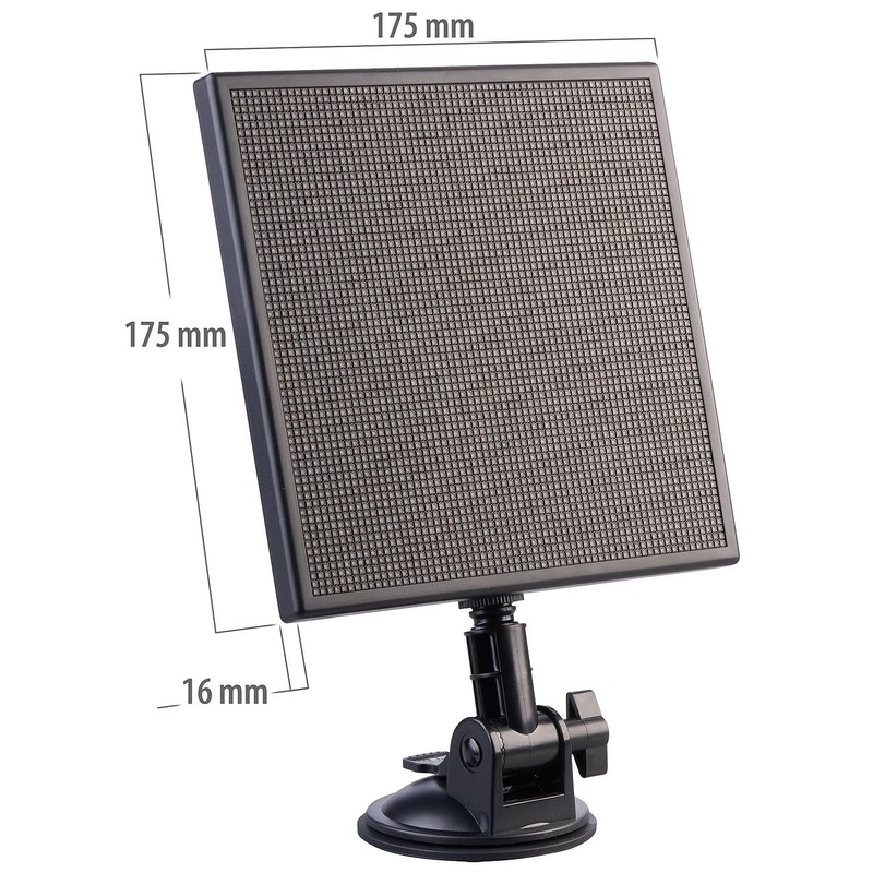 Luminea LED Display Board: Programmable LED Picture Frame with 64