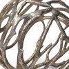 Homeroots Gold Metal Tree Branch Sculpture