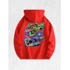 Rat Fink Van Graphic Hoodie 100% Cotton US Warehouse 7