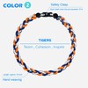 SUPBOMM 3 pcs Baseball Rope Necklaces, League Team Colors Braided