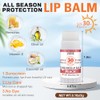 VISRIE Bálsamo Labial Con Protección Solar Spf 30, Paquete De