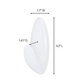 Command Large Water-Resistant Refill Strips, 4-Strip, 4 PACK