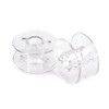 50 Empty Bobbins Spool Clear Plastic for Singer Kenmore Viking 15 Class Machine Good Crafted and DIY Ideas