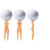KIBBEH Golf Tees Plastic, Pack of 50, 7.5 cm, Funny