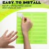 Kanayu 64 Pcs Hard Hat Stickers Safety Stickers Construction Adhesive