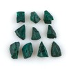 CRYSTALINES 10pcs Natural Raw Malachite Gemstones, DIY Jewelry Making, Wholesale