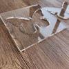 Butterfly Router Template, Clear Acrylic Template, Woodworking Router Template