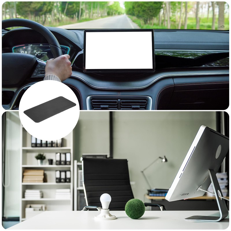 sourcing map Car Dashboard Anti-Slip Mat 10.6" x 6" Universal