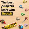 Scotch Super-Hold Wide Tape, 1 Roll, 50% More Adhesive, Trusted