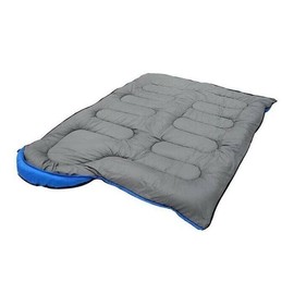 Sleeping Bag - 7' Blue Mummy Adult Envelope Style Rectangular Shape with Hood
