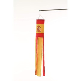 Spain Spanish Flag WindSock 2 Pack Stripes Wind Socks For Yard And Garden Flag,Front Porch Hanging Waterproof Suitable For Every Season,40Inch.