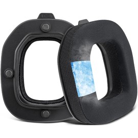 SOULWIT Cooling Gel Replacement Earpads for Astro A40 TR Headset, Ear Pads Cushions with Ice Silk Fabric, Noise Isolation Foam - Black