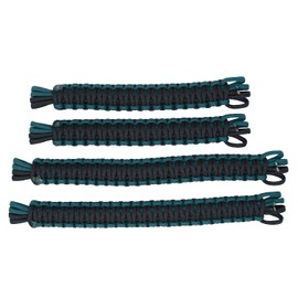 BubbasGarageTv - Paracord Door Straps for Jeep Wrangler CJ YJ TJ JK JL JT (Teal)