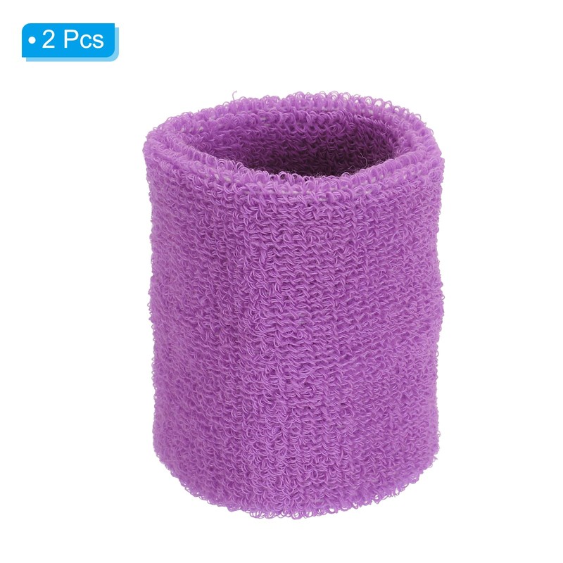 PATIKIL Sports Wristbands 8x10cm Set of 2 Sweat-absorbent Great for
