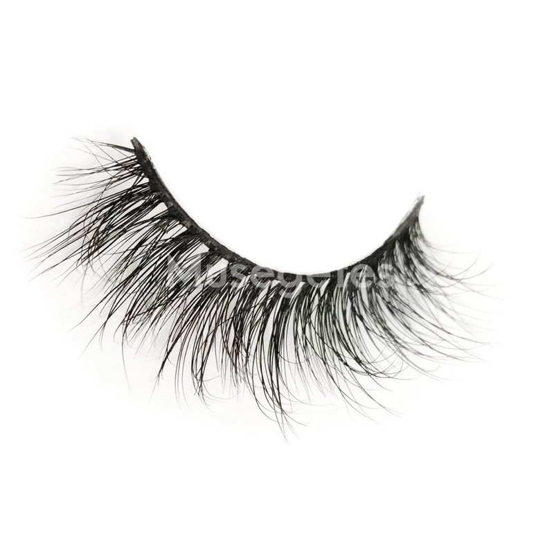 Musegetes 3D Mink Crush Handmade Long Cross Eyelashes (NMED0002)