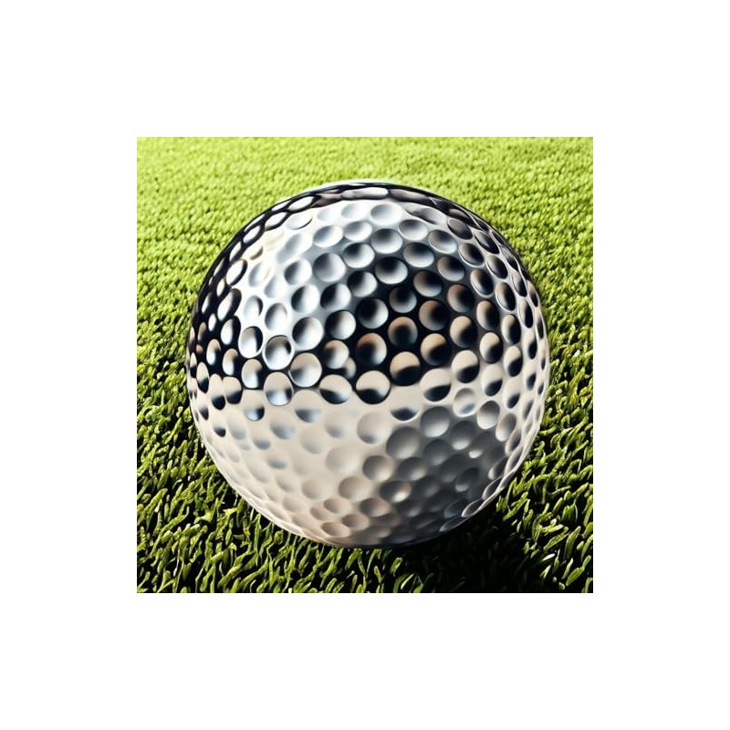 Silver Golf Ball, Novelty Golf Ball for Gift Present and