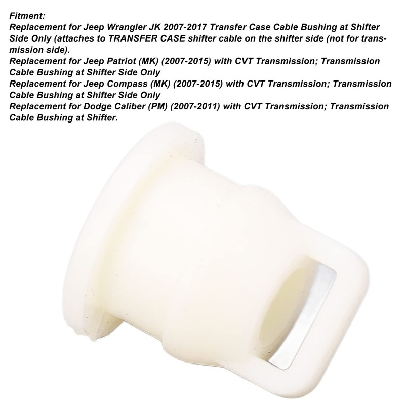 Acouto Buje de Cable de Cambio 68064273AB 2 Uds Reemplazo