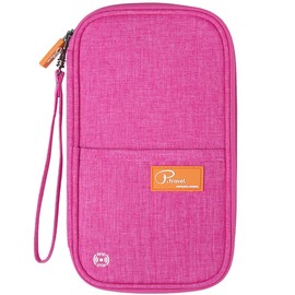 VanFn Travel Wallet Family Passport Holder RFID Blocking Travel Document Organiser Waterproof Holiday Passport Case Men Women for ID Card, Credit Cards, Flight Tickets, Money, Coins