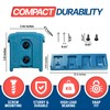 PERCH 4 Pack BOSCH Tool Holder with 4 Pack BOSCH