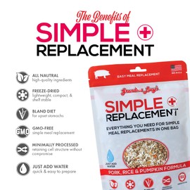 Grandma Lucy's Simple Replacement 7 oz, Pork, Rice and Pumpkin