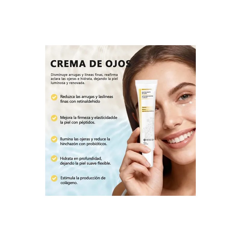 Kit Facial Weud Antiedad Hidratante Aclarante 5 Piezas