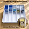 Trading Card Storage Box for Bulk Card Organizer,5 Rows With