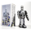 Skeleton robot, terminator mechanical clockwork retro tin toy replica