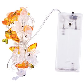 Baker Ross FX488 Easter Bunny and Carrot - 1 Pack Warm String Lights for Easter Decorations
