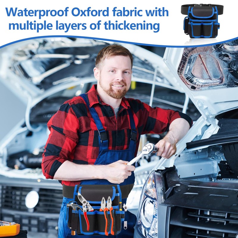 Tool Belt, 8 Pocket Tool Belt Pouch Tool Pouch with