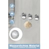 Fosoloni Suction Cup Hooks, Pack of 4 Towel Holders, No