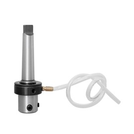 Accusize Industrial Tools Mt3 to 3/4'' Weldon Shank, Annular Cutter Arbor with Coolant System for Drill- Use Annular Cutter on Drill Press, Mc10-0003