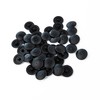 Qrity 50PCS Black Screw Cover Caps, Diameter 12MM Plastic Cross