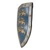 Large Medieval Knight Royal Arms Of England Three Lions Shield