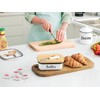 Landneoo Butter Dish With Lid And Butter Curler Knife -