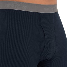 Fruit of The Loom Men's Recycled Waffle Thermal Underwear Bottom, Navy, 4X-Large