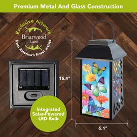 Briarwood Lane Fluttering Butterflies Solar Lantern