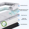 ZOMISIA Human Dog Bed for Kids, 2 in 1 Foldable