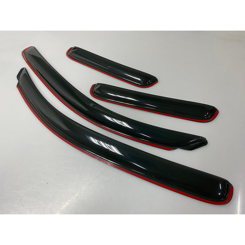 in-Channel Style Smoke Window Sun Rain Visors Vent Guard Shade