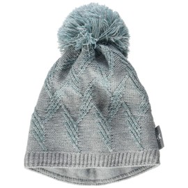 Sterntaler Baby Girls' Knitted Hat, silver mel.