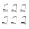 50Pcs Metal Christmas Lights Gutter Hooks Stainless Steel Christmas Lights