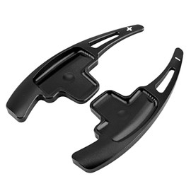 Akozon Aluminum Paddle Shifter Cover Extensions, Fit for A B E R M Class (Black)